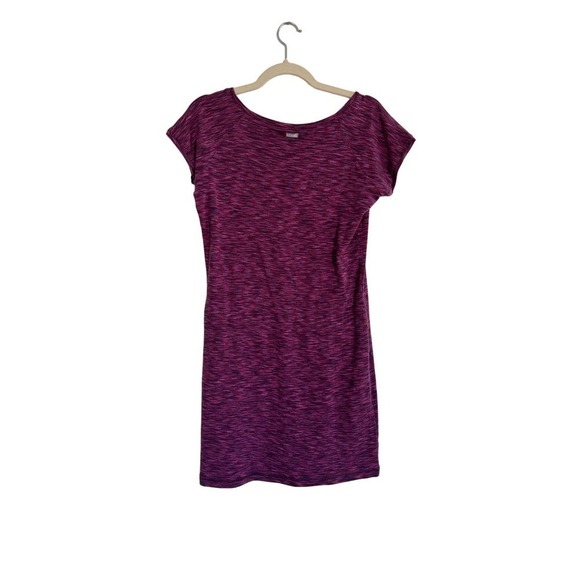 Columbia Knit Drawstring Outerspaced Dress Magenta Size Small - Picture 2 of 4
